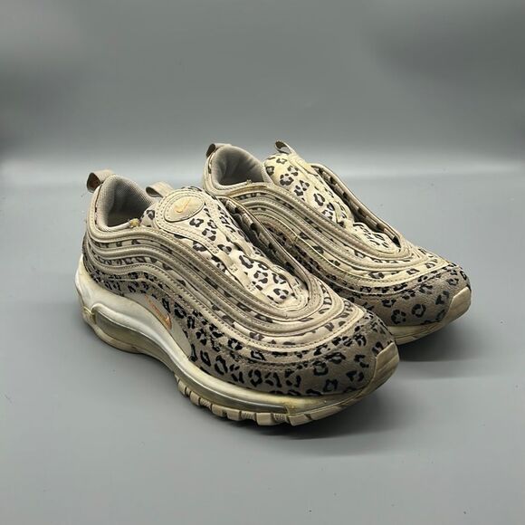 Nike Women’s Leopard with Orange AirMax Sz 7 - Picture 1 of 10